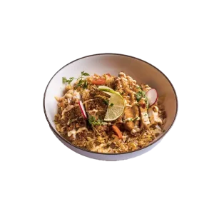 TH7  - Poulet croustillant riz sauté aux légumes
